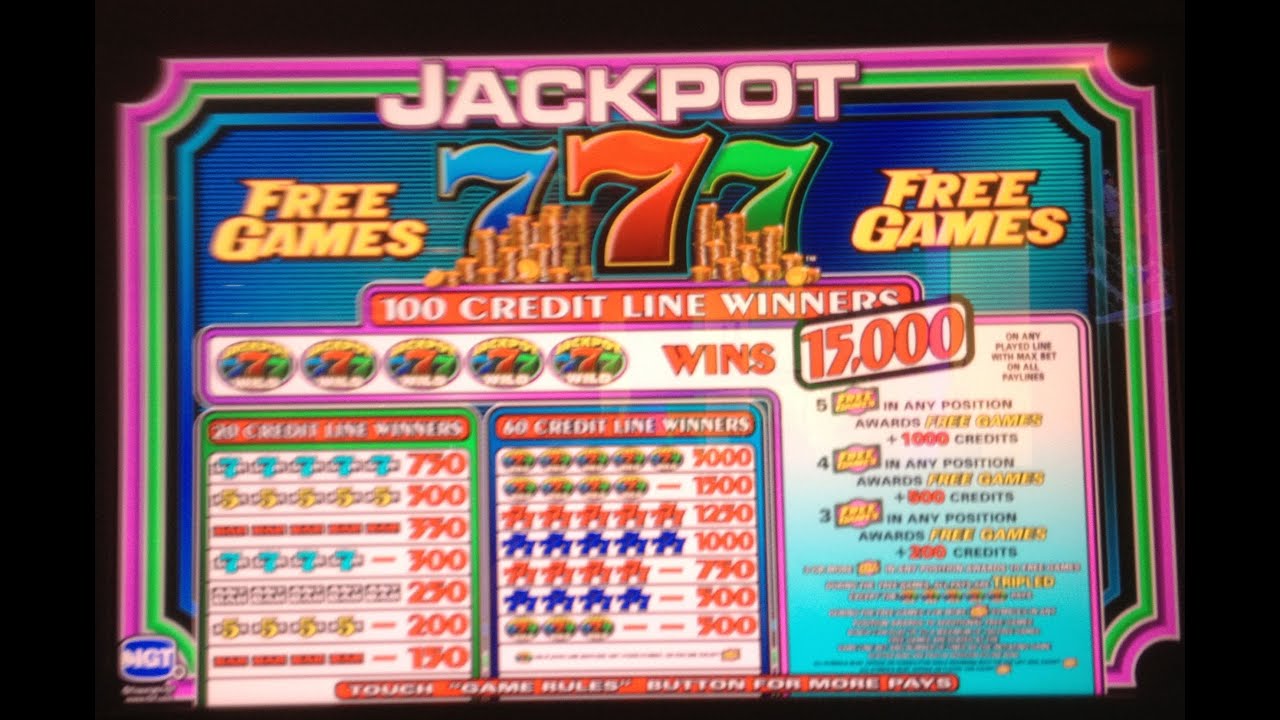 Bonus Gratuit Casino 777